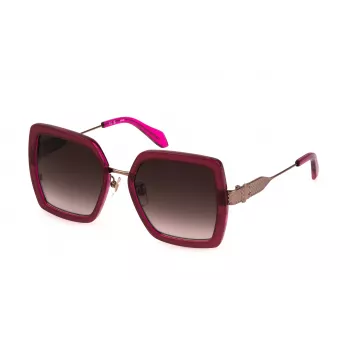 JUST CAVALLI Gafas de sol para mujer SJC041-5309RV Havana ojo de gato 53mm