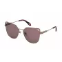 Gafas de sol de mujer JUST CAVALLI SJC042-580A39 Havana marrón mariposa montura de acetato lentes degradadas marrones 58/14/140 mm