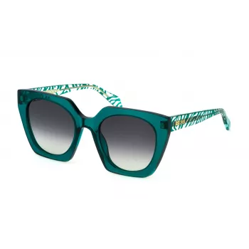 Gafas de sol de mujer JUST CAVALLI SJC088V530998 - Montura de acetato rectangular con lentes gris humo