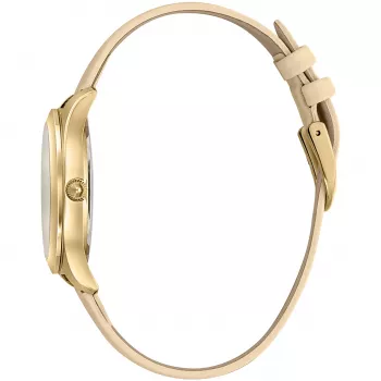 Reloj de mujer JUST CAVALLI JC1L210L0015 32 mm esfera plateada correa de piel marrón