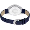 Reloj de mujer JUST CAVALLI JC1L210L0115 32 mm esfera plateada correa de piel blanca