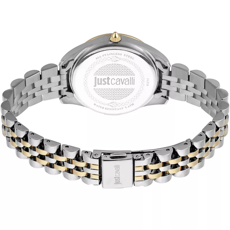 JUST CAVALLI Reloj de mujer JC1L210M0175 32mm Plata Acero inoxidable