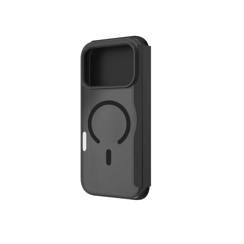 JUST MUST CHAMPION II FLIP CASE MAGSAFE para iPhone 17 Pro, negro