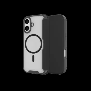 JUST MUST CHAMPION II MAGSAFE FLIP CASE para iPhone 17, Negro