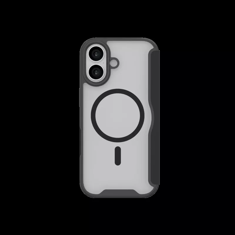 JUST MUST CHAMPION II MAGSAFE FLIP CASE para iPhone 17, Negro