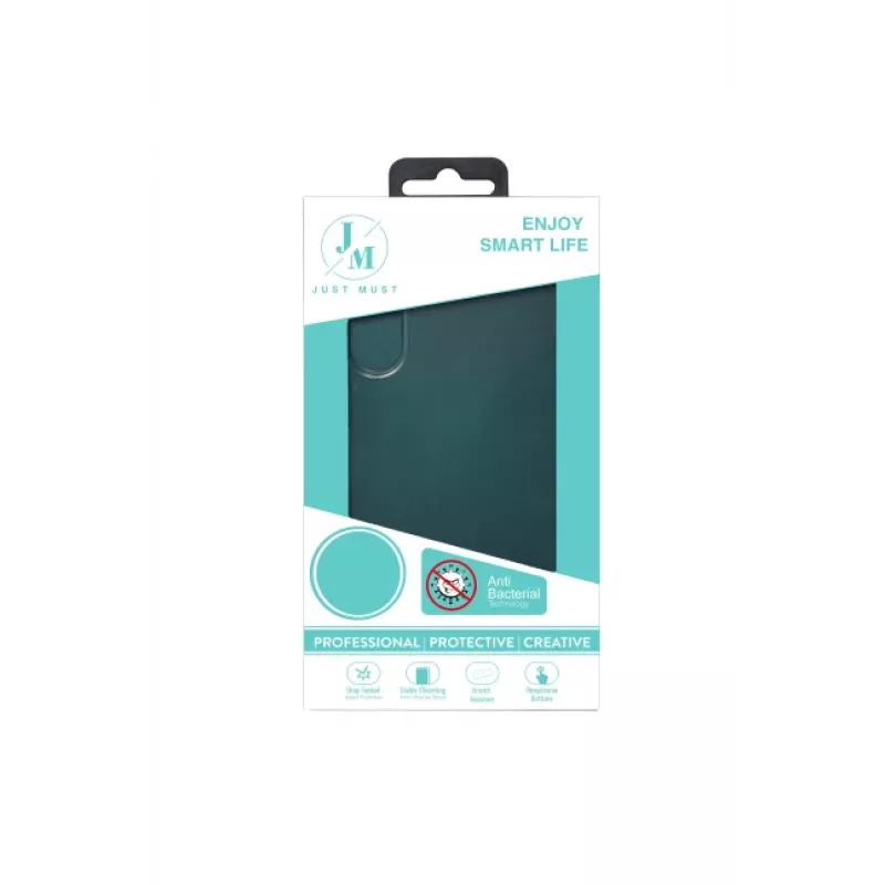 JUST MUST JM ANTI-BACTERIA Funda TPU para Samsung Galaxy A25 - Transparente