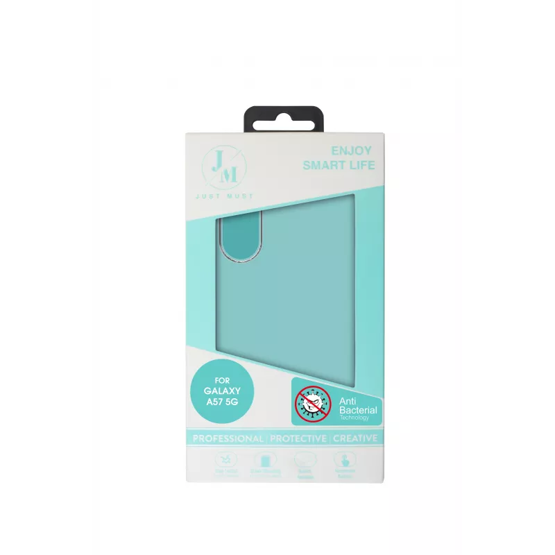 JUST MUST JM ANTI-BACTERIA TPU para Galaxy A57, Transparente