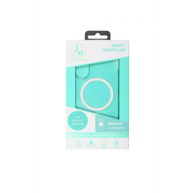 JUST MUST JM Crystal con MagSafe para Galaxy S26 Plus Clear