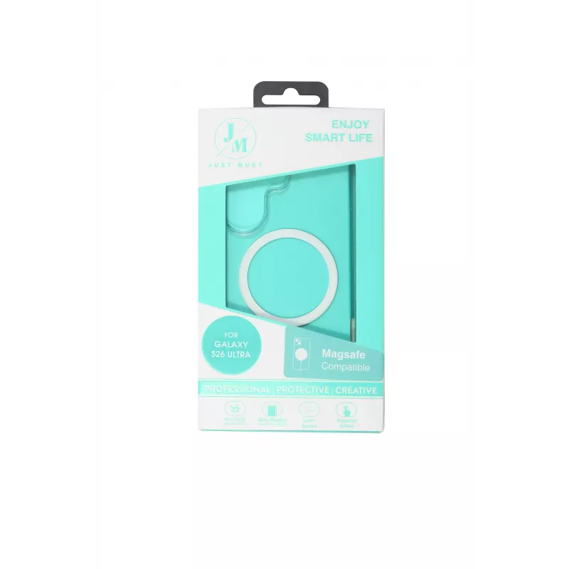 JUST MUST JM Crystal con MagSafe para Galaxy S26 Ultra Clear