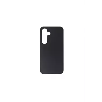JUST MUST JM Regular Defense funda trasera de silicona para Samsung Galaxy S25 – negra