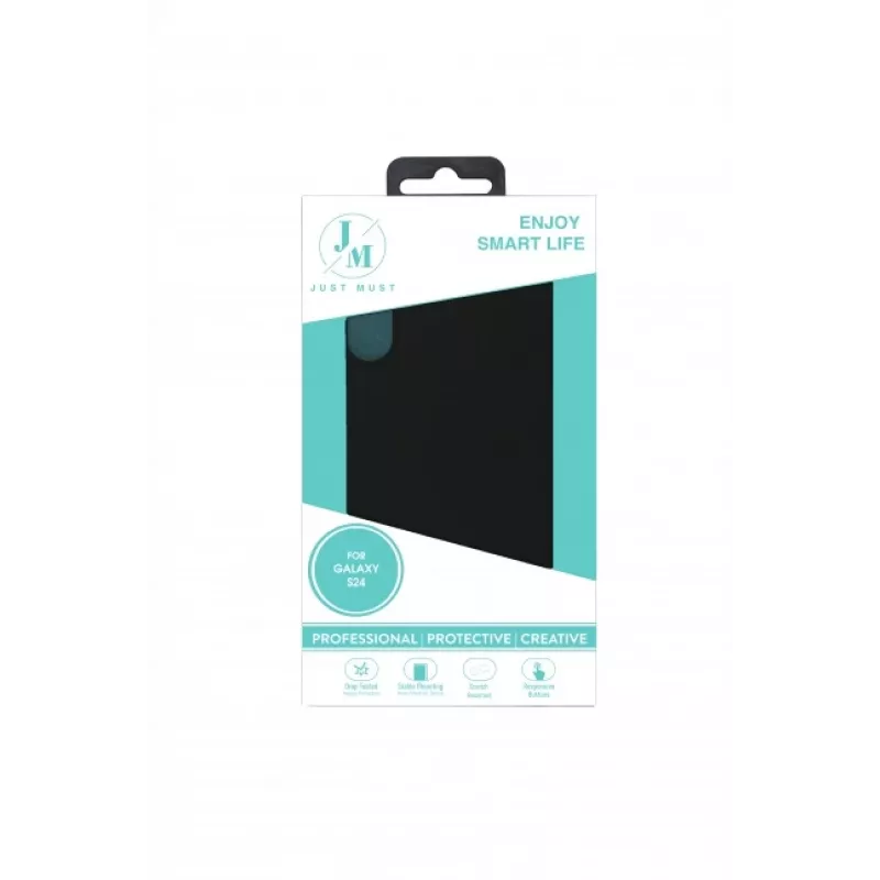 JUST MUST JM REGULAR DEFENSE SILICONE para Galaxy S24 Negro