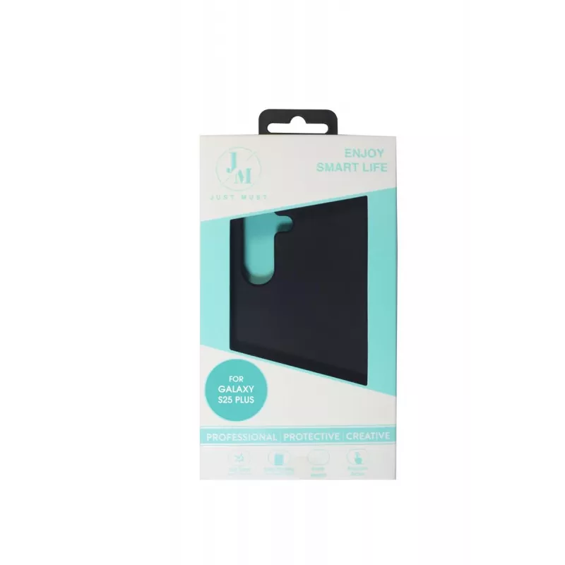 JUST MUST JM REGULAR DEFENSE SILICONE para Galaxy S25 Plus negro