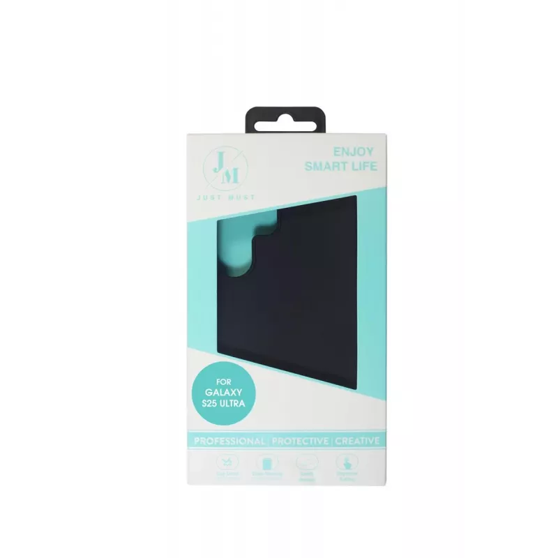 JUST MUST JM REGULAR DEFENSE SILICONE para Galaxy S25 Ultra Negro