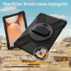 JUST MUST JM Rugged Case Grip para Samsung Galaxy Tab A11+ con correa de transporte negro