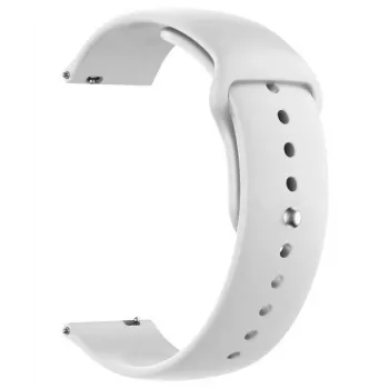 Correa Just Must JM S1 para Galaxy Watch 4, 22 mm, Blanca