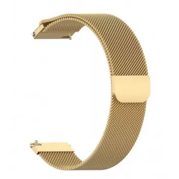 Just Must JM S9 correa para Galaxy Watch 4, 22 mm, dorada