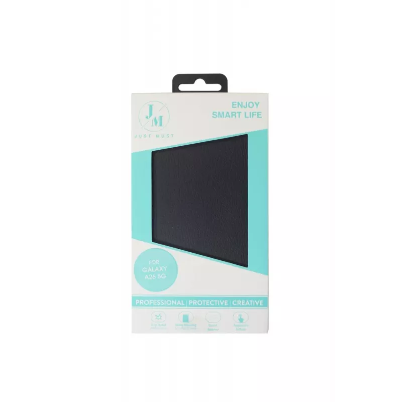 JUST MUST JM STAND FLIP CASE para Galaxy A26 negro