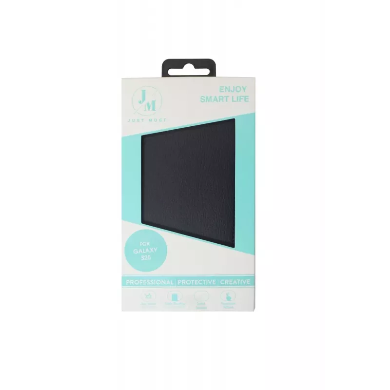 JUST MUST JM STAND FLIP CASE para Galaxy S25 Negro