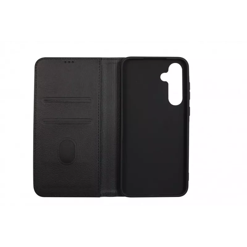 JUST MUST JM Stand Flip Case para Samsung Galaxy A35 5G, negra