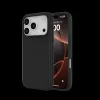 JUST MUST REGULAR DEFENSE SILICONE con MAGSAFE para iPhone 17 Pro Negro
