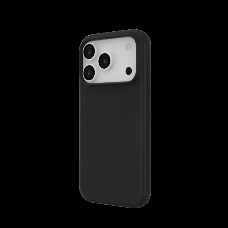 JUST MUST REGULAR DEFENSE SILICONE con MAGSAFE para iPhone 17 Pro Negro