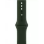 Funda universal de silicona líquida Just Must JM para correa Apple Watch 38/40/41 verde oliva