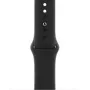 Just Must Funda universal JM de silicona líquida para correa de Apple Watch 42/44/45 Negra