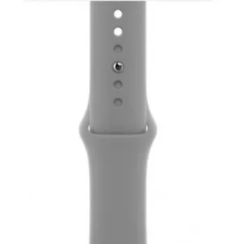Just Must funda universal JM LIQUID SILICONE para correa Apple Watch 42/44/45 gris claro