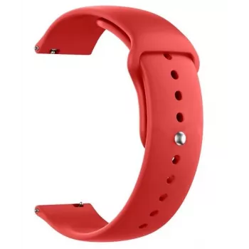 Just Must Universal JM S1 correa para Galaxy Watch 4 22 mm roja
