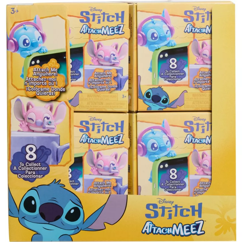 Just Play Disney Stitch Attachmeez figura coleccionable (aleatorio)