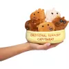 JUST PLAY peluche Emotional Support Capybaras 7 pulgadas marrón/tan