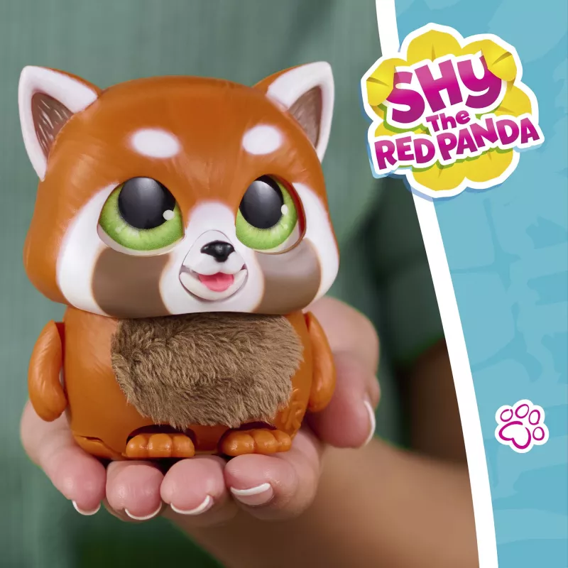 JUST PLAY furReal Handfuls - Panda rojo Peluche interactivo