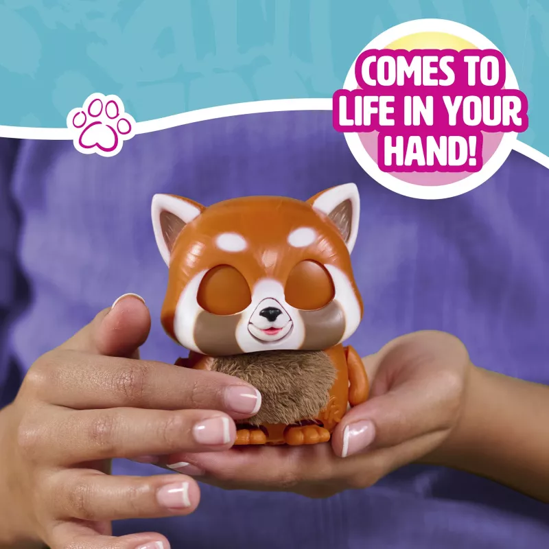 JUST PLAY furReal Handfuls - Panda rojo Peluche interactivo