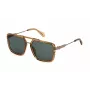 JUSTCAVALLI gafas de sol de hombre SJC040-580913 havana marrón degradado cuadradas acetato 58mm