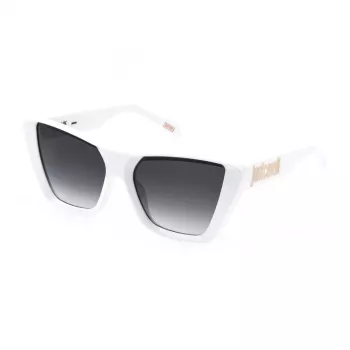 JUSTCAVALLI Mujer SJC146 Gafas de sol estilo ojo de gato, Havana marrón degradado, 58/17/140 mm SJC146-580847