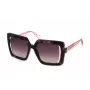JUSTCAVALLI Gafas de sol de mujer SJC027-5309SJ - Montura negra angular con lentes grises degradadas - 53 mm