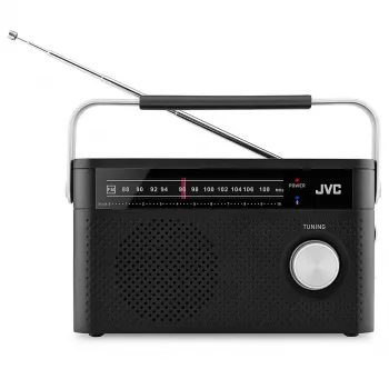JVC Radio portátil RA-E315B Negro