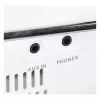 Reproductor de CD portátil JVC RC-E451W con radio FM/AM, entrada AUX, Bass Boost, blanco