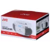 Reproductor de CD portátil JVC RC-E451W con radio FM/AM, entrada AUX, Bass Boost, blanco
