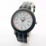 K&BROS reloj analógico de cuarzo unisex 9426-2-435 43mm esfera negra correa de piel