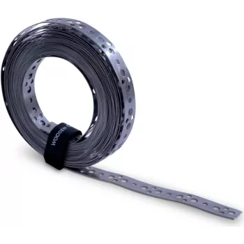 K2 Systems SIMPSON Cinta perforada 20 x 0,8 mm, rollo de 10 m, acero galvanizado 2002735