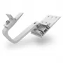 K2 Systems SingleHook 3S Gancho de tejado – Acero inoxidable, altura regulable