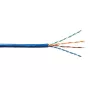 Cable Emiter Net UTP (U/UTP) Cat.5e, Linka, 4x2x24AWG, PCW, Azul