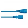 kabelmeister SK1430-B010 cable alargador de alimentación C14 a C13, 0,75 mm², 1 m, azul