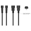 Cable adaptador de red Kabelmeister C14 a toma Schuko 0,15 m negro