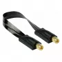 Kabelmeister cable coaxial de paso para ventana de RF conector SMA macho a conector SMA macho, 0,2 m, 50 ohmios, transparente