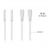 Kabelmeister Cable de extensión Euro conector hembra C8 a conector macho C7 0,2 m negro