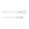 Kabelmeister Cable de extensión Euro conector hembra C8 a conector macho C7 0,2 m negro
