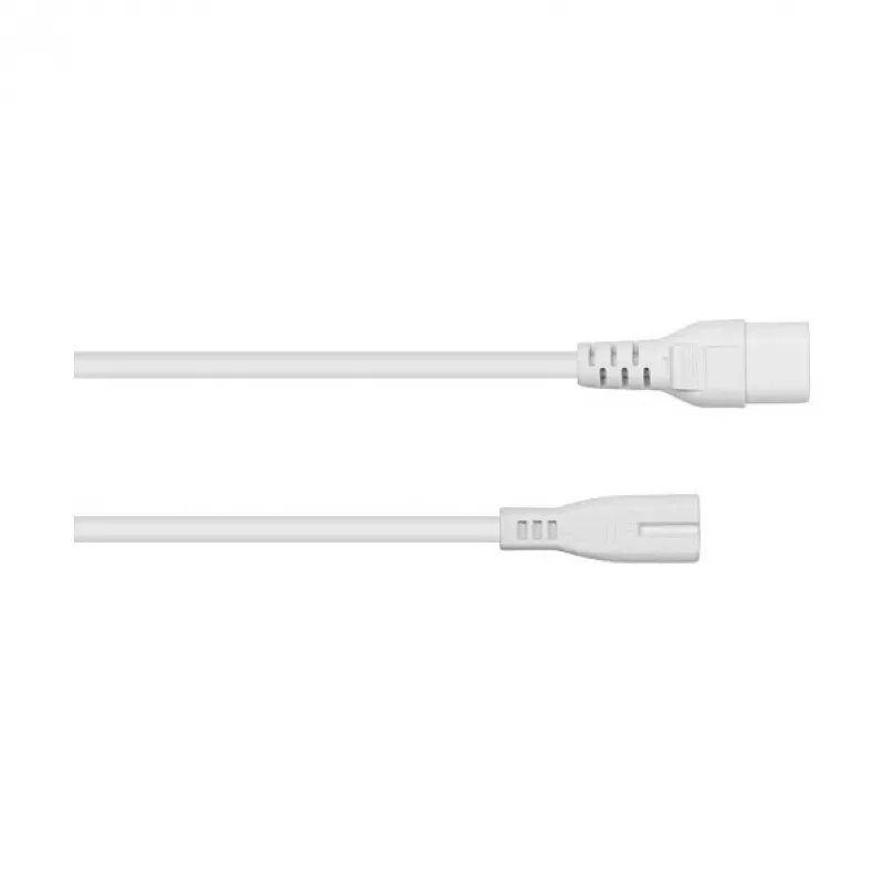 Kabelmeister Cable de extensión Euro conector hembra C8 a conector macho C7 0,2 m negro