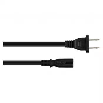 Kabelmeister cable de alimentación EE. UU. tipo A a C7 UL negro 1,8 m